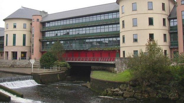 Pembrokeshire council offices in Haverfordwest