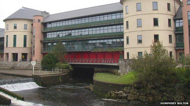 Pembrokeshire council offices in Haverfordwest