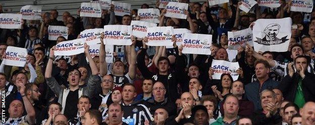 Newcastle fans