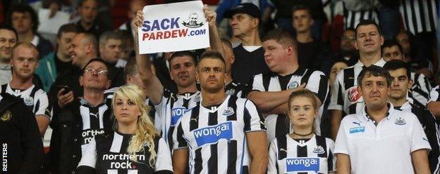 Newcastle fans