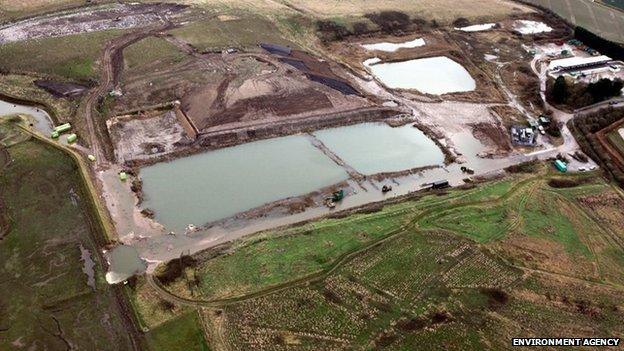 Landfill site at Slippery Gowt