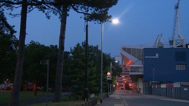 Former red light district by Ipswich Town Football Club