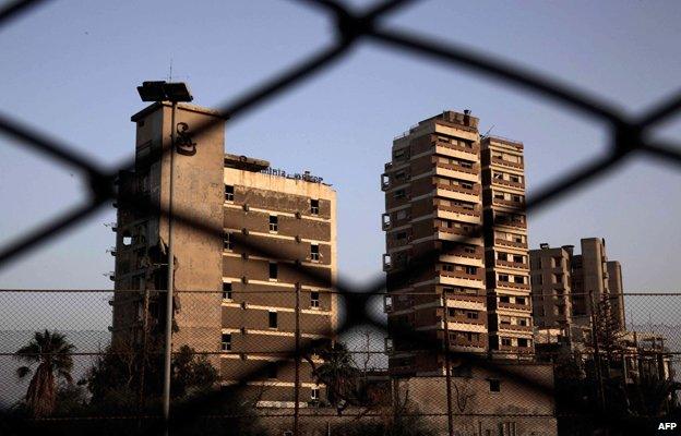 Varosha seen through a fence