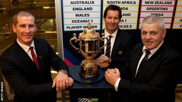 Stuart Lancaster. Robbie Deans and Warren Gatland