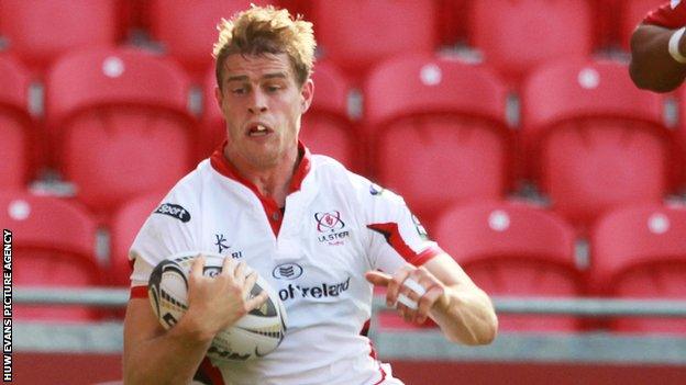 Andrew Trimble in action against the Scarlets earlier this month