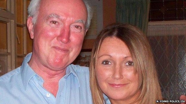 Peter Lawrence with his daughter Claudia, who disappeared in 2009