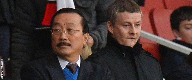 Vincent Tan and Ole Gunnar Solskjaer