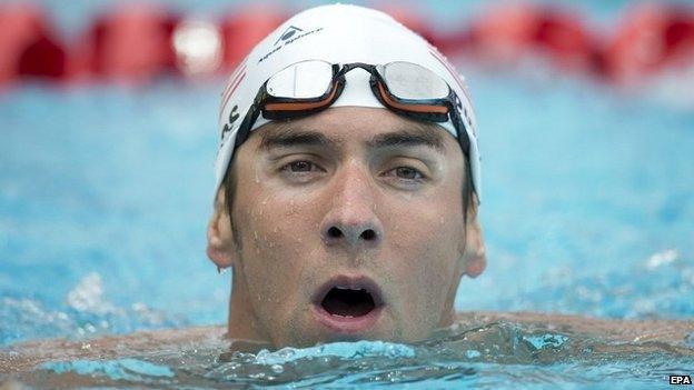 Michael Phelps competes at the Pan Pacific Championships in Australia - 22 August 2014