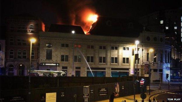 Fire at former Majestyk nightclub