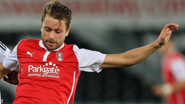 Rotherham United player Kari Arnason