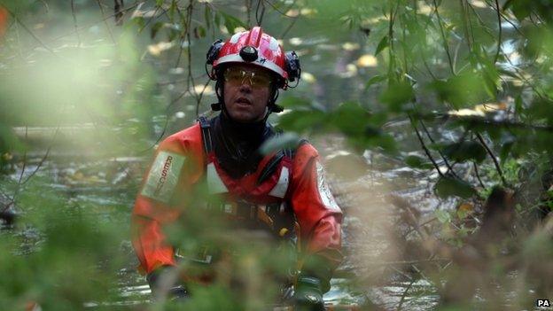 London Fire Brigade Urban Search and Rescue team member