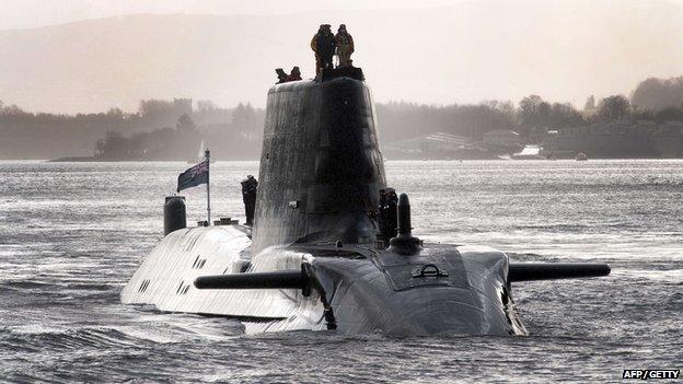 HMS Astute is based at Faslane