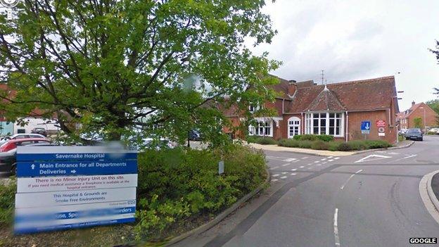 Savernake Hospital entrance