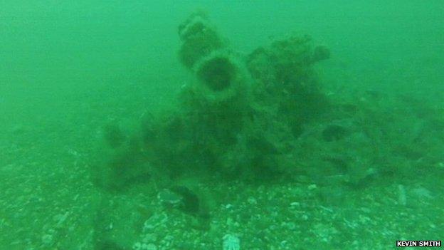 Wreckage found in the sea off Mablethorpe