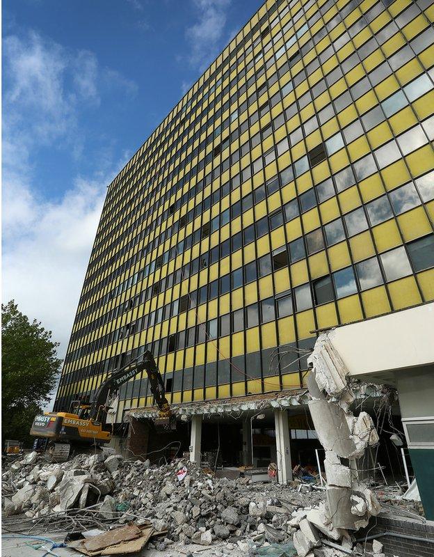 Demolition of Winchester House