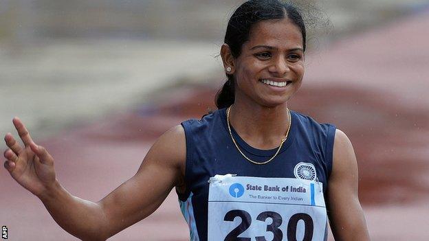 Indian sprinter Dutee Chand