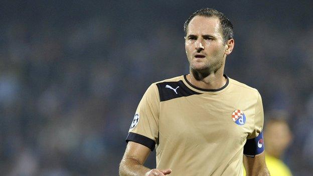 Josip Simunic in action for Dinamo Zagreb