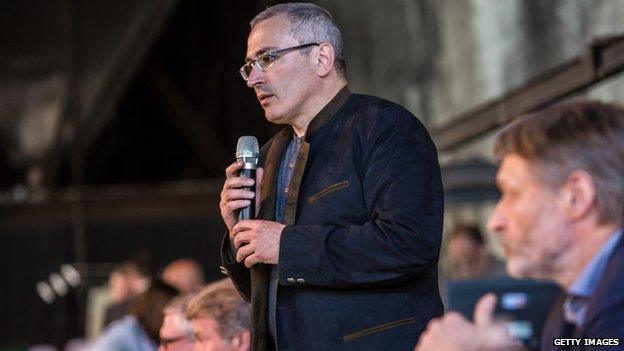 Mikhail Khodorkovsky (file pic April 2014)