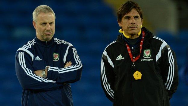 Kit Symons and Chris Coleman