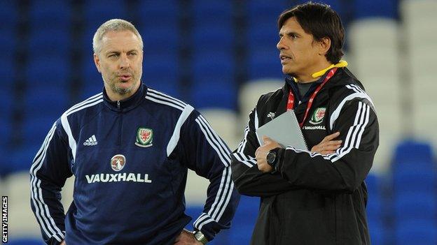 Kit Symons and Chris Coleman