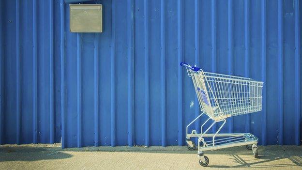 abandoned trolley