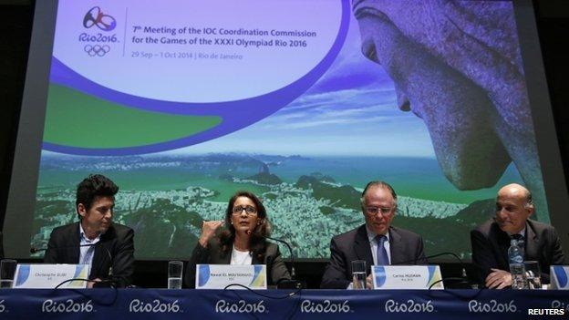 International Olympics Committee visit to Rio 1 October 2014