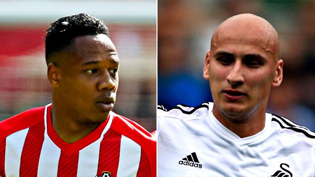 Nathaniel Clyne and Jonjo Shelvey