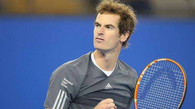 Andy Murray at the China Open