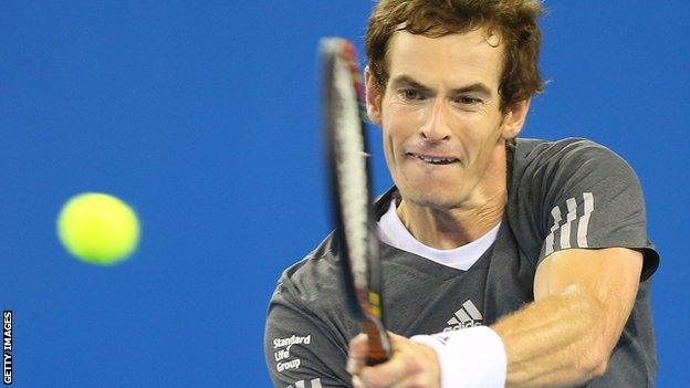 Andy Murray at the China Open