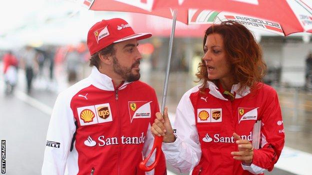 Ferrari driver Fernando Alonso