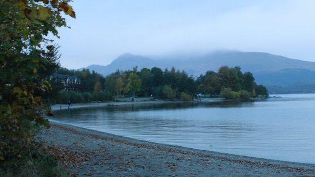 Loch Lomond shoreline