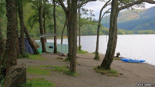 Loch Lomond camping