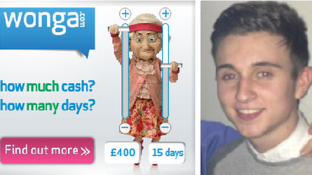 Elliot Gomme used Wonga's website to get his loan