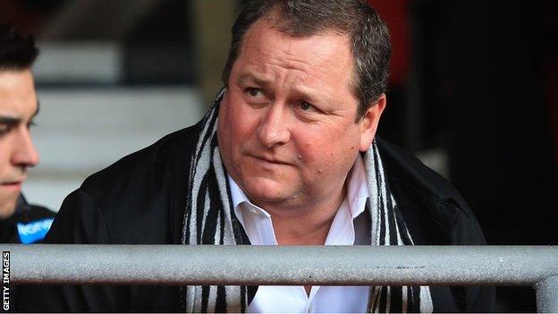 Newcastle owner Mike Ashley