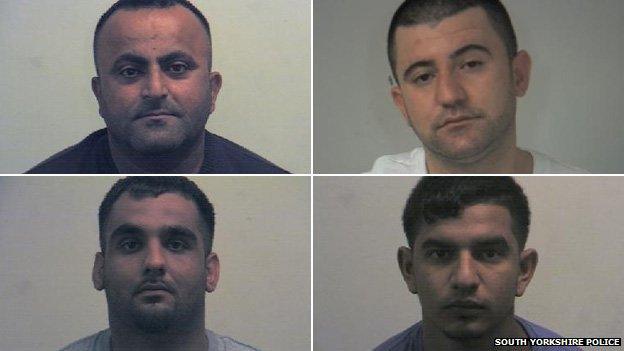 (Clockwise from left) Bekir Rasheed, Yaseen Amini, Mohammed Shapal and Shakeal Rehman