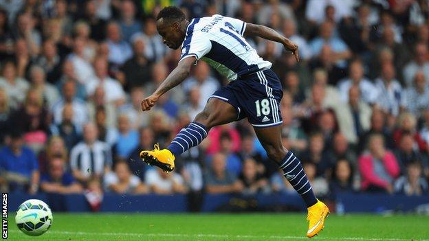 West Bromwich Albion forward Saido Berahino