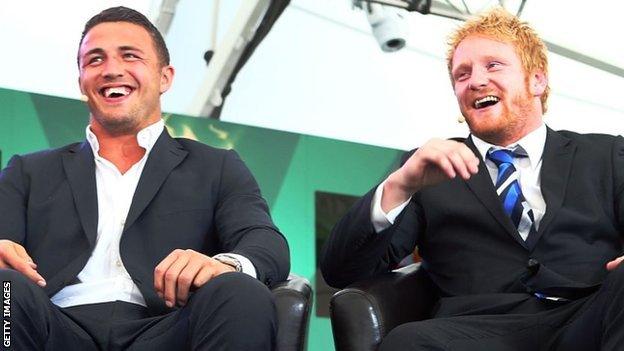 Sam Burgess and James Graham