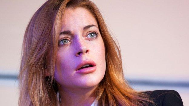 Lindsay Lohan as Karen in Speed-the-Plow