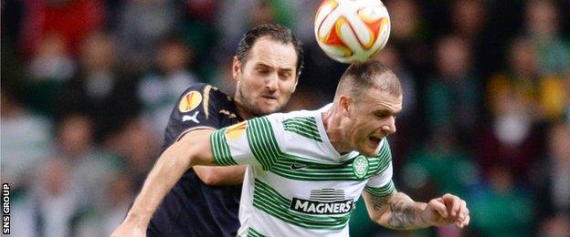 Anthony Stokes led the attack for Celtic