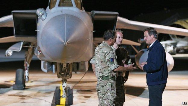 David Cameron in Cyprus