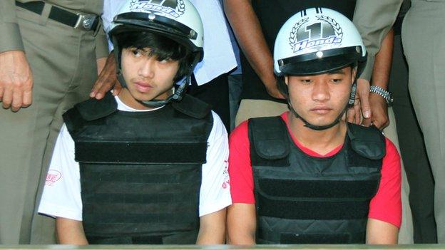 Two Burmese suspects