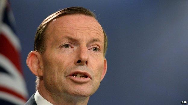 Australian Prime Minister Tony Abbott (19 September 2014)