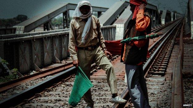 Trackmen often work in extremely hot conditions