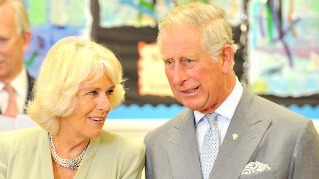 The Prince of Wales and Duchess of Cornwall