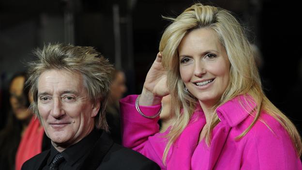 Rod Stewart and Penny Lancaster