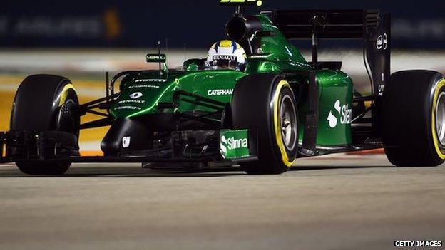 Marcus Ericsson's Caterham