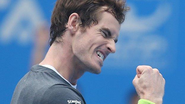 Andy Murray at the China Open