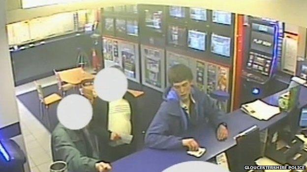 Aston Robinson in a betting shop