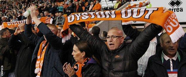 Blackpool fans