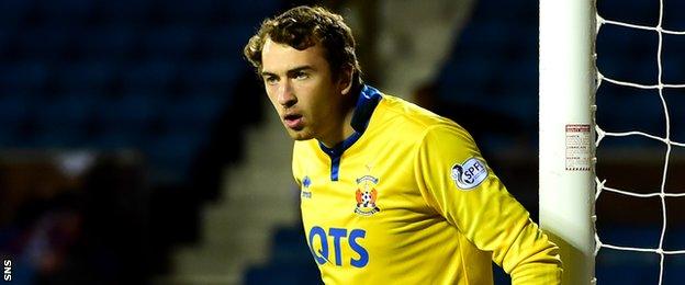 Conor Brennan makes his Kilmarnock debut